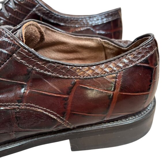 STACY ADAMS Genuine Snake Leather Oxfords - Picture 3 of 10